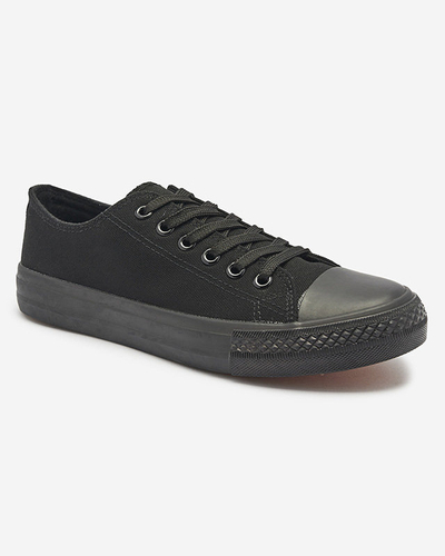 OUTLET Baskets classiques à lacets pour femme, noires Ogisa - Chaussures