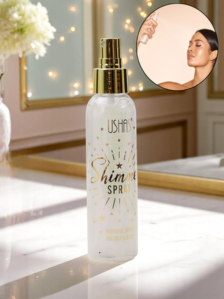 USHAS Spray d'Été - Enlumineur Liquide Visage et Corps Perle