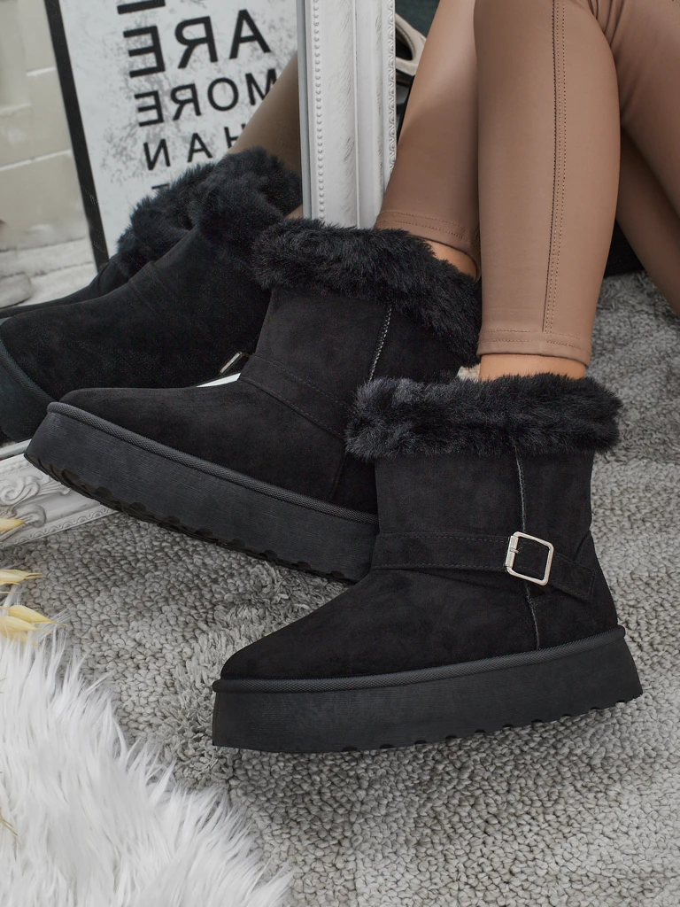 Royalfashion Bottes courtes de style bottes de neige pour femmes Myrelle