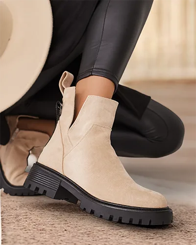 Royalfashion Bottes à découpes Gorgie pour femme