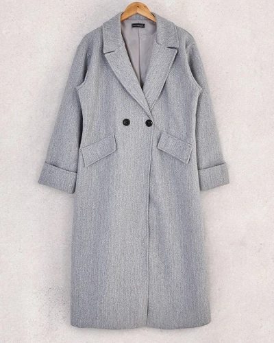 Royalfashion Manteau long pour femme