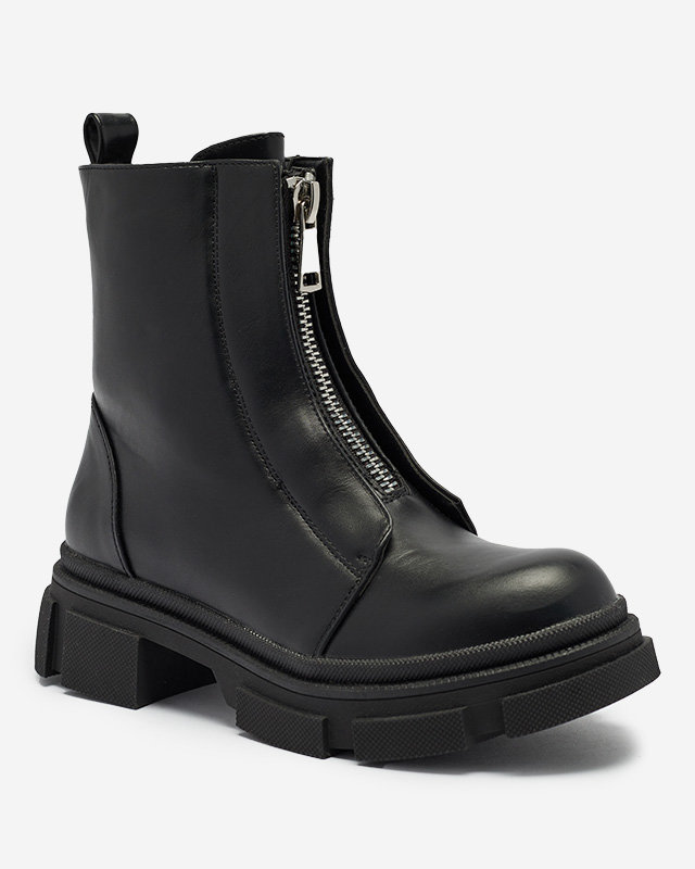 OUTLET Bottes hautes noires isolées pour femmes Slovys- Footwear