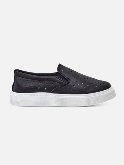 Royalfashion Chaussures à enfiler perforées pour femmes Emayla