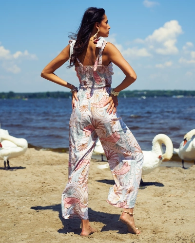 Royalfashion Ensemble à motifs pour femmes en rose clair