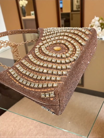 Royalfashion Pochette pour femme avec zircons Sova Glint