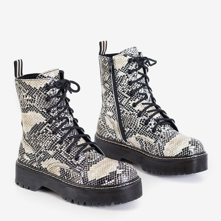 Escarpins femme en peau de serpent Chic Glam - Chaussures