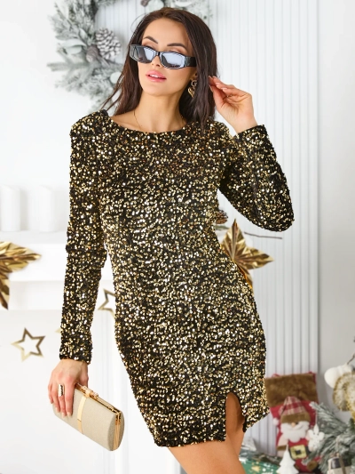 Robe mini Royalfashion pour femmes avec paillettes
