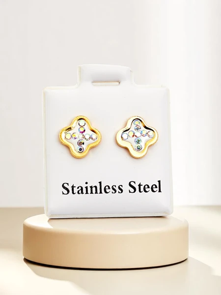 Royalfashion Boucles d’oreilles pour femme avec zircon cubique