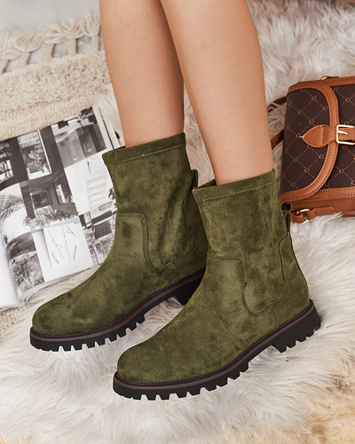 Royalfashion Bottes Gebimma pour femme en éco-suède