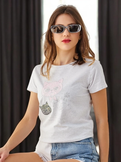 Blouse en coton pour femmes Royalfashion