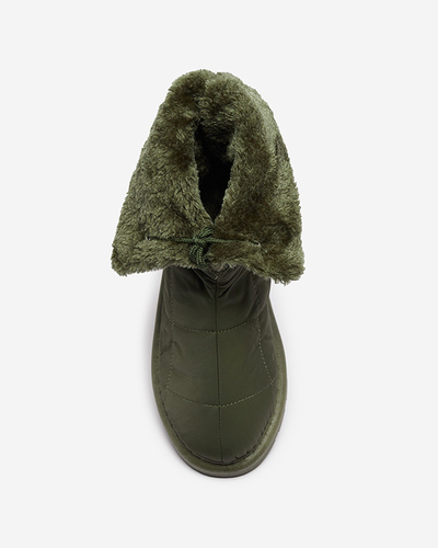 Vert foncé chaussures pour femmes a'la bottes de neige Amirfu- Footwear