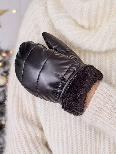Royalfashion Gants noirs pour femme
