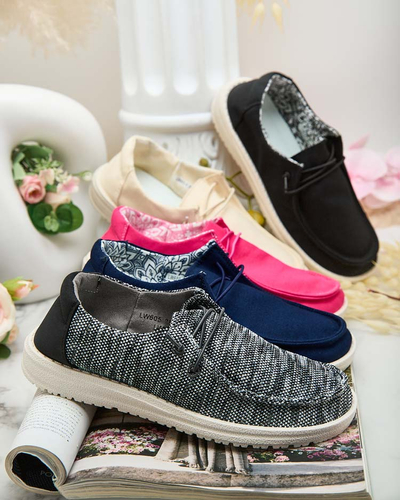 Royalfashion Demi-pointes à lacets Reptess pour femme