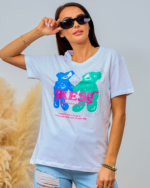 Royalfashion T-shirt imprimé pour femme