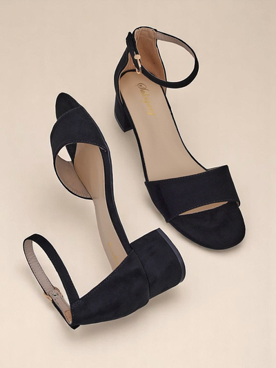 Royalfashion Sandales à talons bas SoftHeels pour femmes