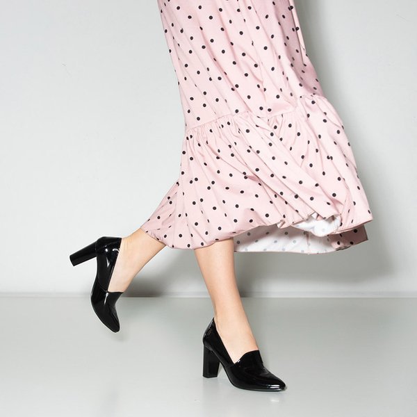 OUTLET Escarpins noirs vernis sur le poteau Lorinda - Footwear