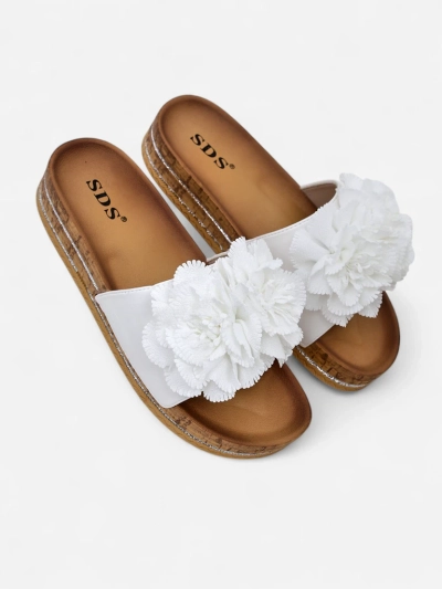 Chaussons pour femmes Royalfashion avec fleurs Focce