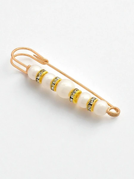 Broche ornementale pour femmes avec perles Anthea Aurelia