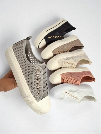 Baskets pour femmes Callista Mesh Light Grey – confort et style pour l'été et l'automne