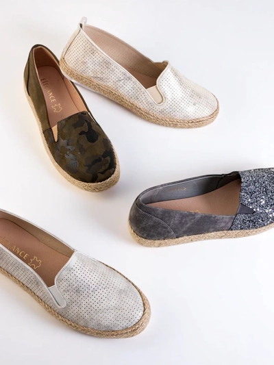 Espadrilles vertes pour femmes en camouflage Nuhente - Footwear