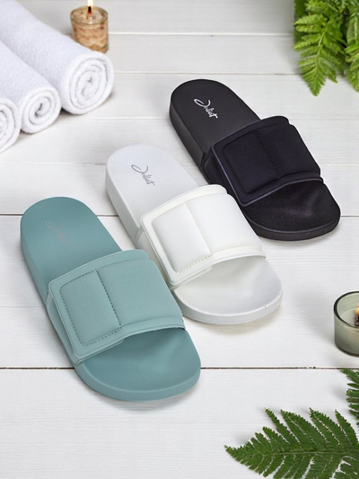 Royalfashion Sandales plates pour femmes FlexiWalk