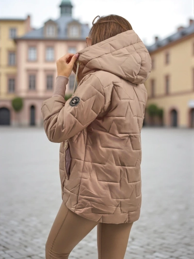 Veste matelassée pour femme avec capuche et poignets élastiqués Raven Peak