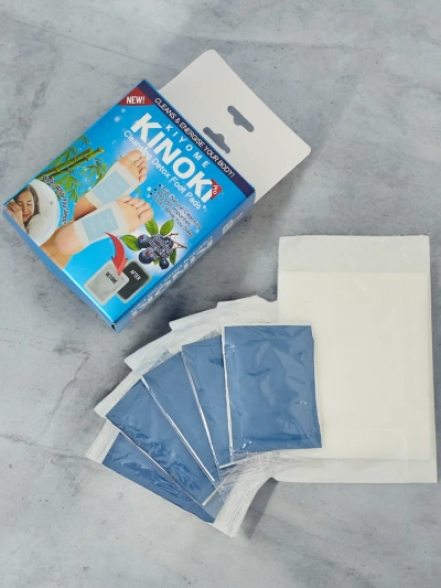 PLÂTRES DE NETTOYAGE DES PIEDS DETOX KINOKI 10 pcs