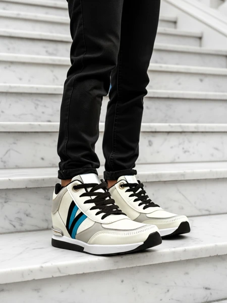 Calista Ekosystem Talons Compensés Blancs pour Femmes