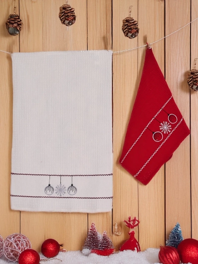 Ensemble de serviettes Royalfashion Holiday Bonne année