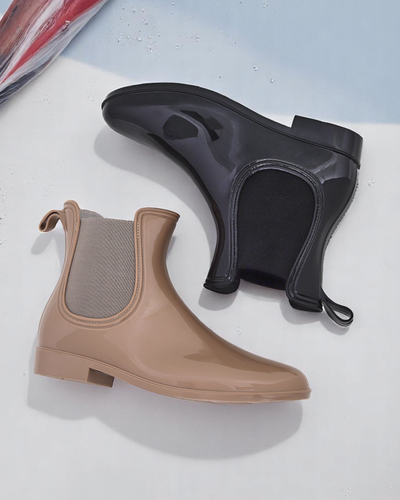 Bottes en caoutchouc laquées Royalfashion pour femmes Seris