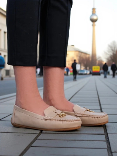 Mocassins mat pour femmes Royalfashion Timmone