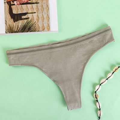 Tongs à motifs pour femmes, 3 / paquet - Sous-vêtements