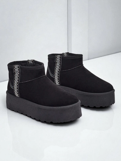 Bottes courtes de style bottes de neige pour femmes Althea