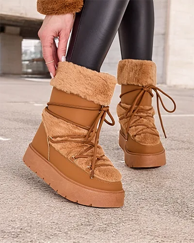 Royalfashion Bottes de neige pour femmes Volio