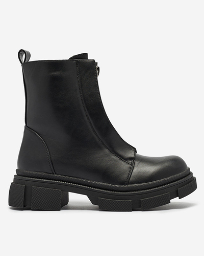 OUTLET Bottes hautes noires isolées pour femmes Slovys- Footwear