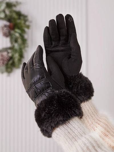 Gants pour femmes Royalfashion avec fourrure