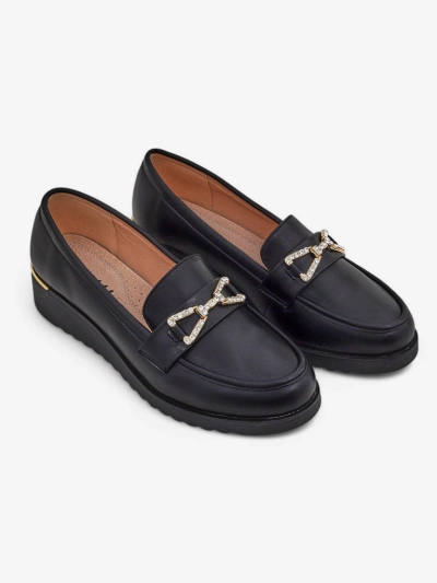 Mocassins Royalfashion pour femmes sur un petit talon Leffo