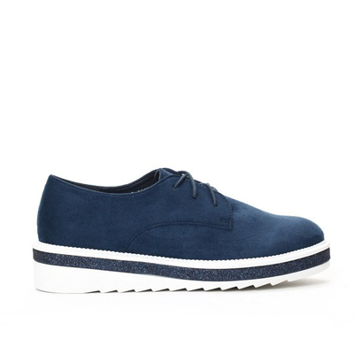 Devestva Creepers Noué Bleu Marine - Chaussures