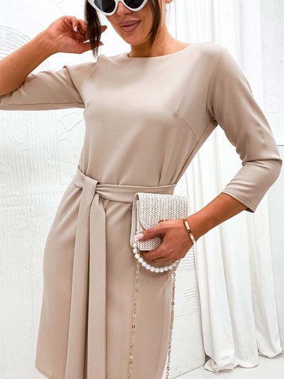 Royalfashion Robe longueur genou pour femme