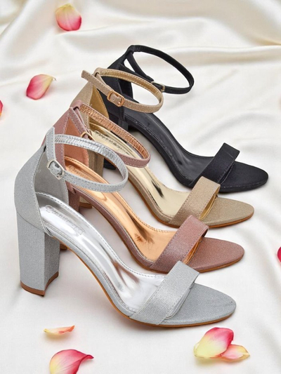 Royalfashion Sandales brillantes pour femmes Stella Glam