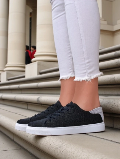 Royalfashion Chaussures de sport en tissu pour femmes Esellaf