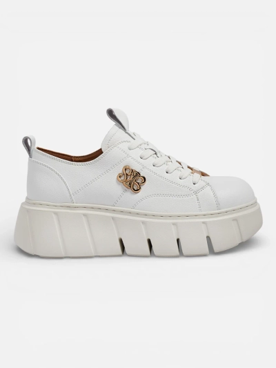 Sneakers de sport pour femmes en cuir naturel Sacerr