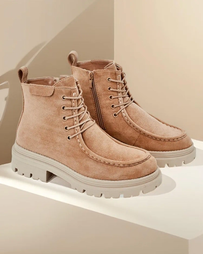 Bottines à lacets pour femmes Royalfashion Rullose