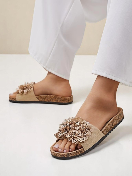 Royalfashion sandales pour femmes à fleurs Occes