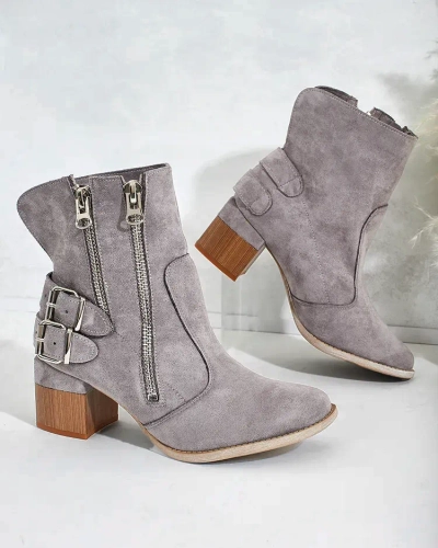 Royalfashion Bottines à talons Zerta décorées