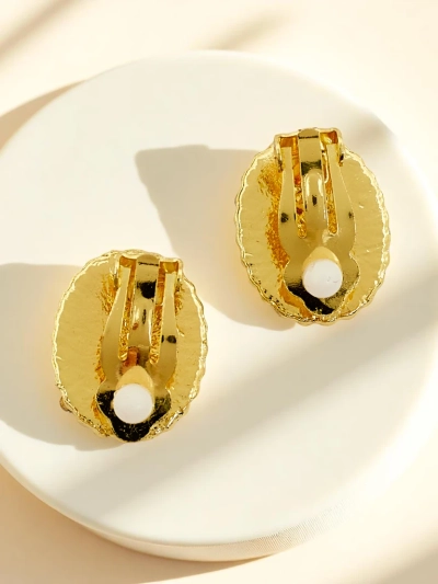 Royalfashion Boucles d'oreilles à clip pour femmes avec cristal et zirconia