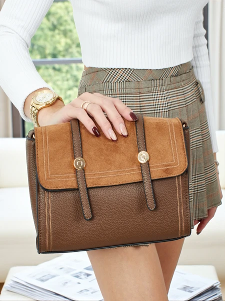 Petit sac à main pour femmes en cuir écologique Elore