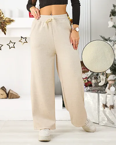 Pantalons de jogging pour femmes en polaire Royalfashion