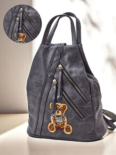 Royalfashion Sac à dos femme en éco-cuir Teddy Pack