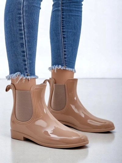 Bottes en caoutchouc laquées Royalfashion pour femmes Seris